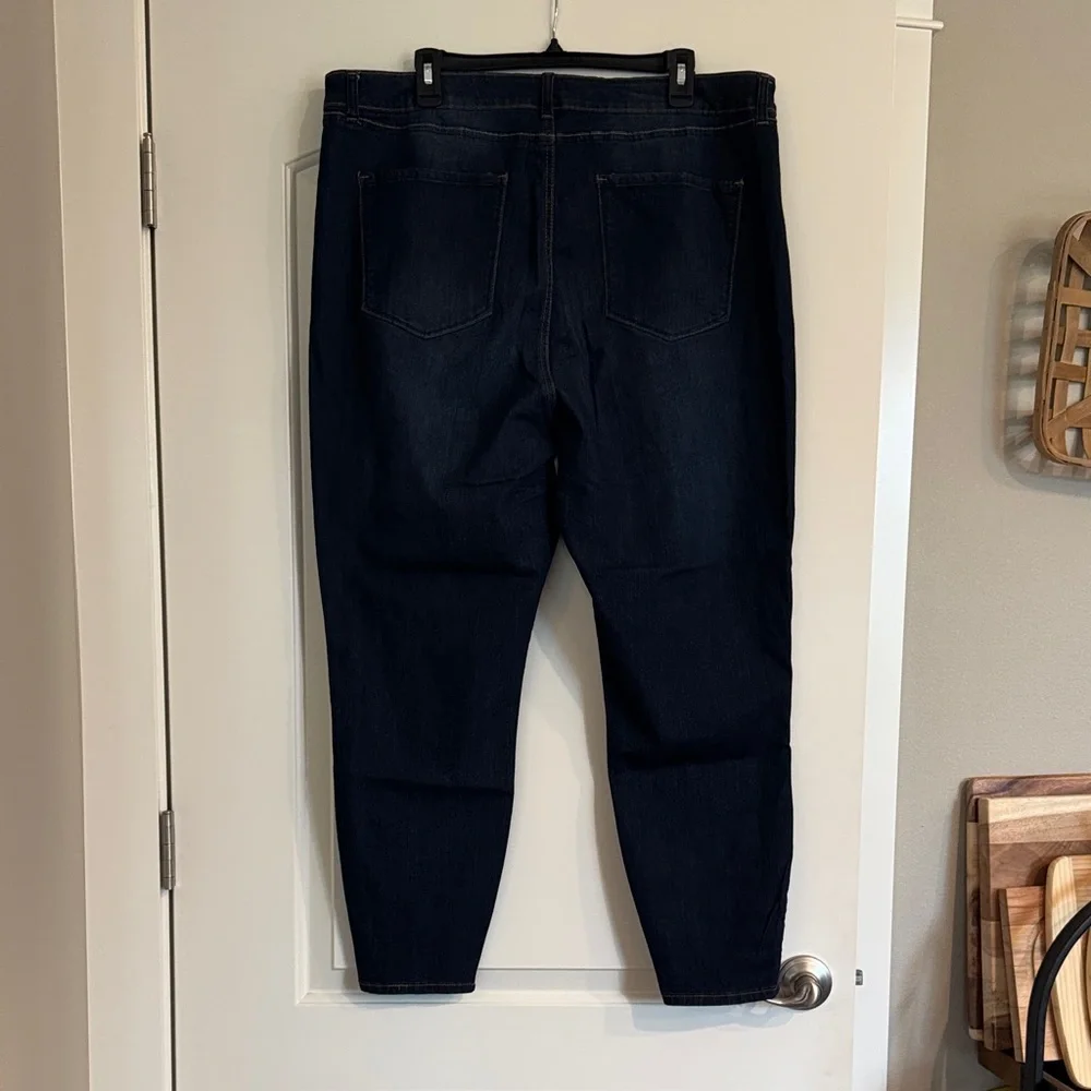 Refuge+ Women's High Waist sz 22 skinny Dark Blue Jeans